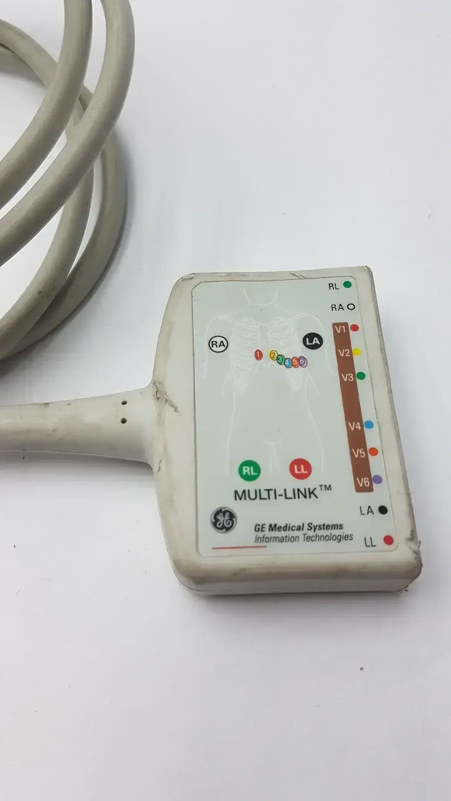 GE Multi-Link ECG/ EKG 10 Lead Trunk Cable 22341809 ECG Trunk Cable, second-hand product photo 5