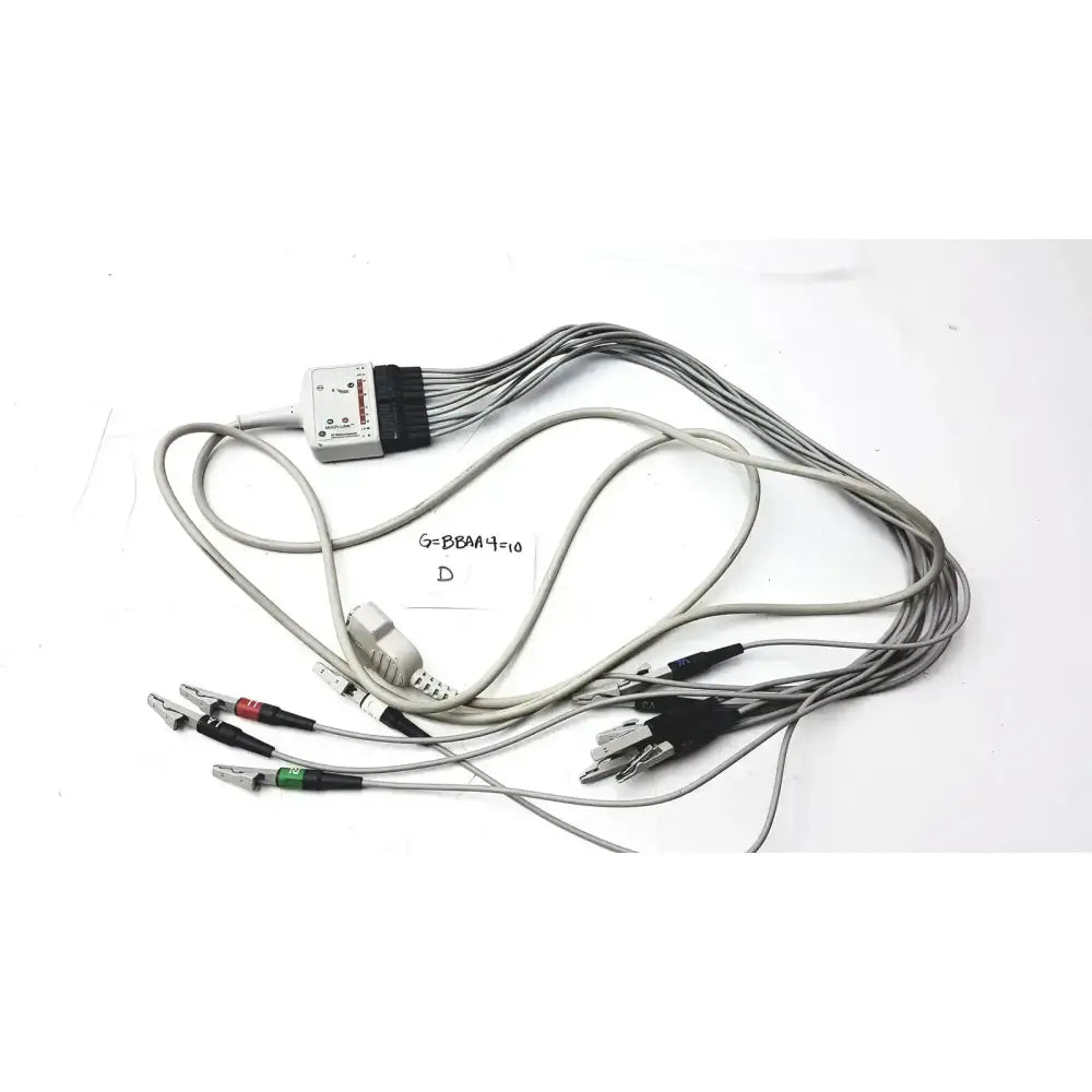 GE Multi-Link Marquette EKG 10 Lead Trunk Cable With Lead ECG Trunk Cable, second-hand product photo 1