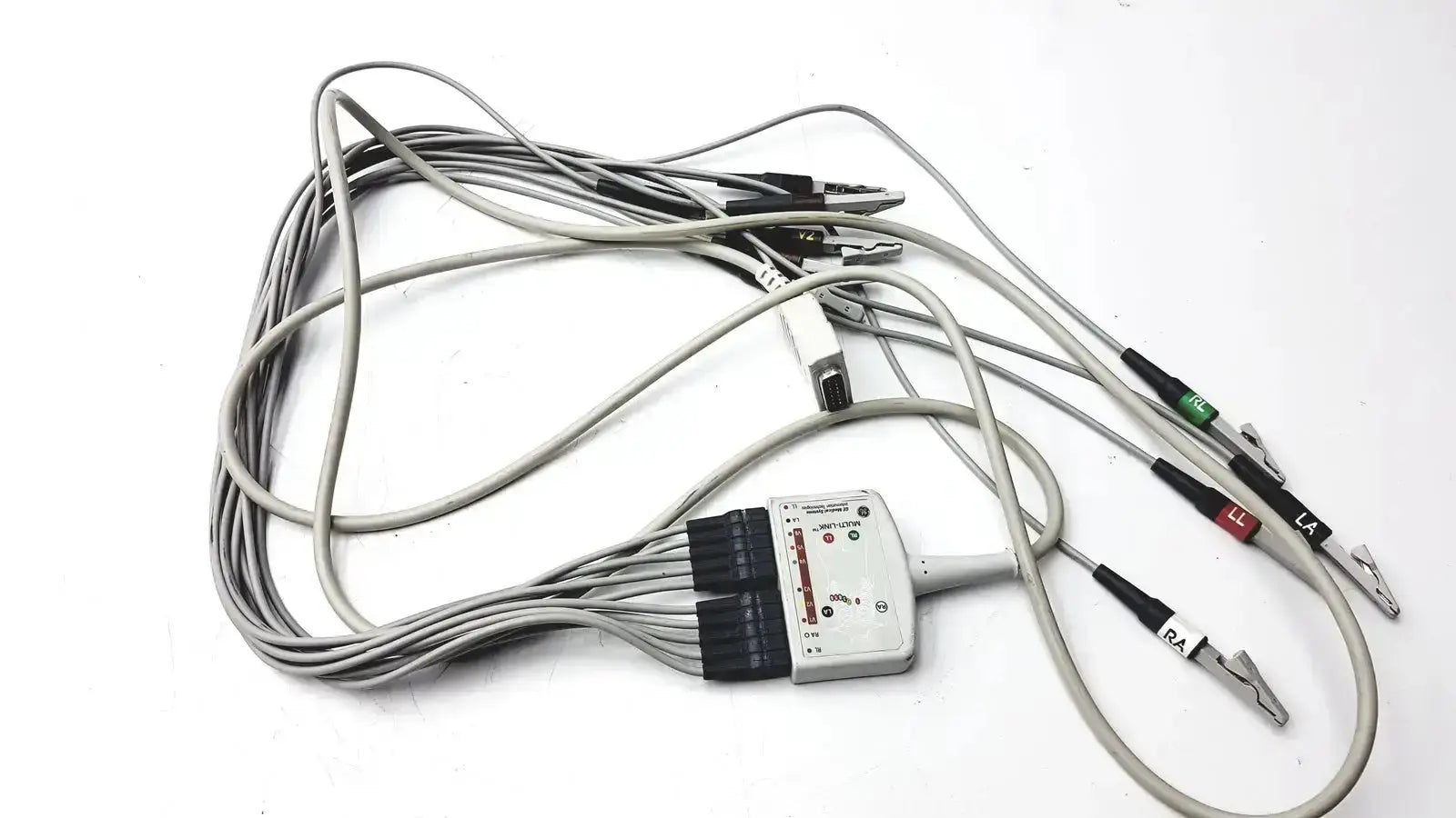 GE Multi-Link Marquette EKG 10 Lead Trunk Cable With Lead ECG Trunk Cable, second-hand product photo 3