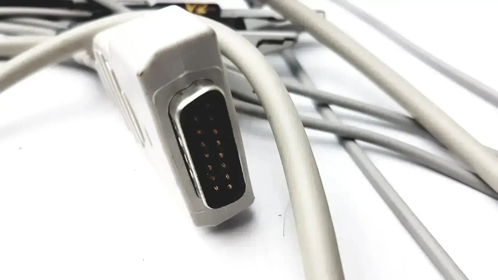 GE Multi-Link Marquette EKG 10 Lead Trunk Cable With Lead ECG Trunk Cable, second-hand product photo 6