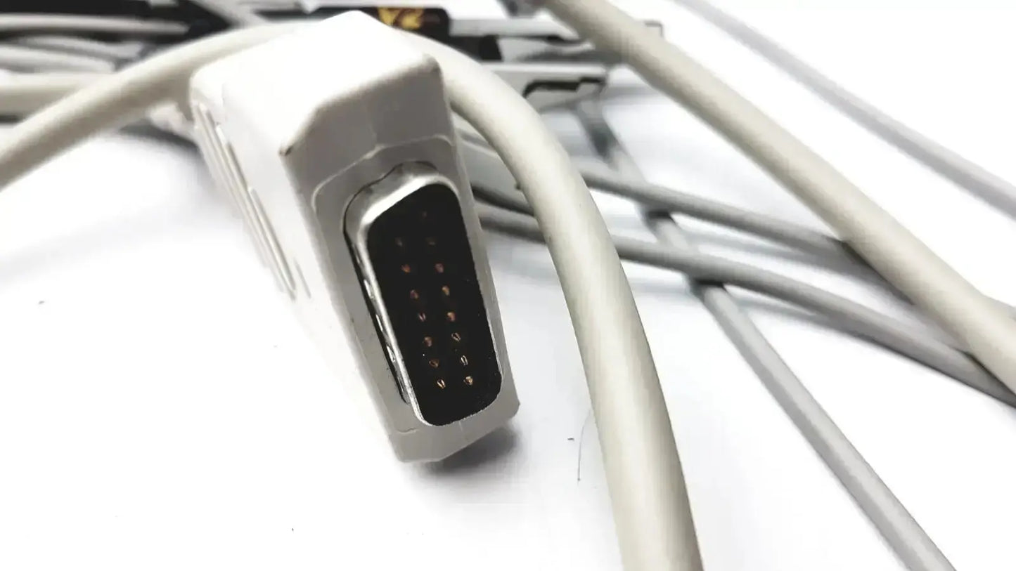 GE Multi-Link Marquette EKG 10 Lead Trunk Cable With Lead ECG Trunk Cable, second-hand product photo 6
