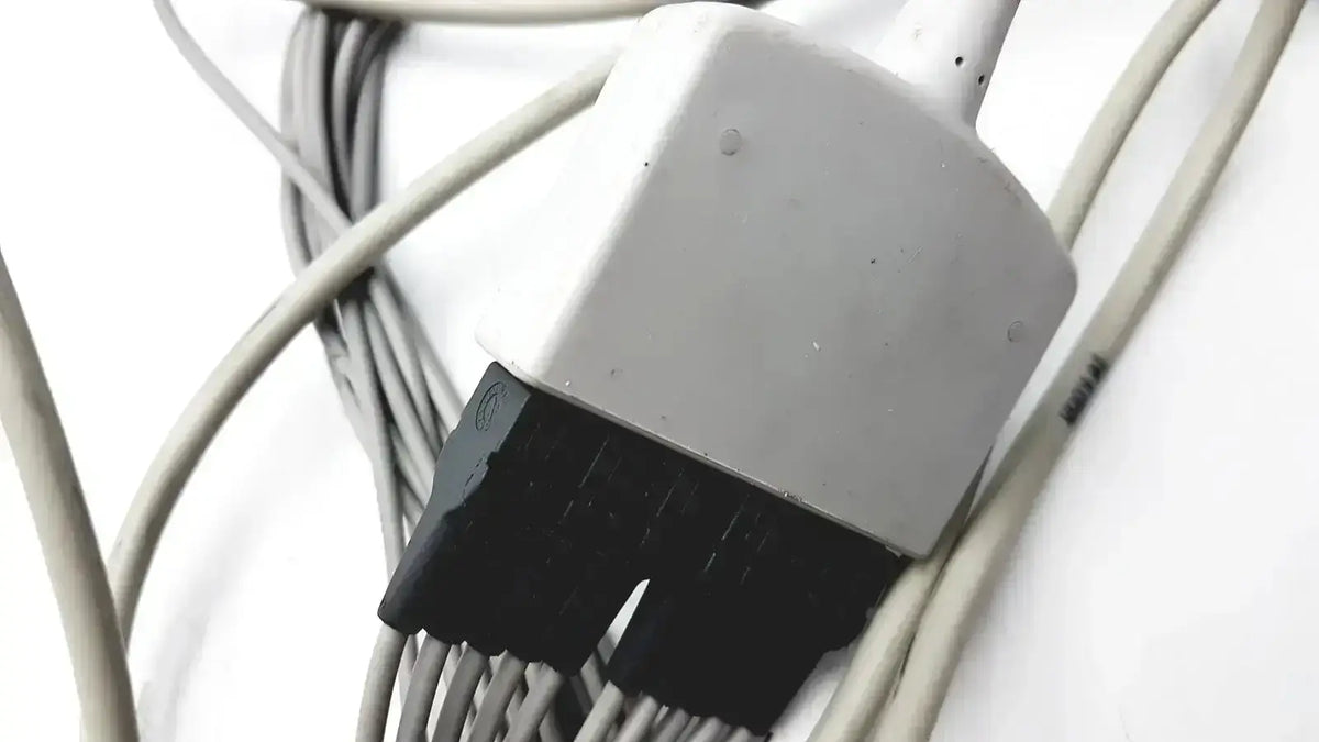 GE Multi-Link Marquette EKG 10 Lead Trunk Cable With Lead ECG Trunk Cable, second-hand product photo 5
