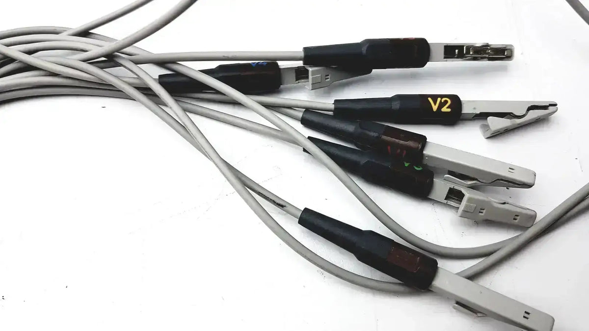 GE Multi-Link Marquette EKG 10 Lead Trunk Cable With Lead ECG Trunk Cable, second-hand product photo 8