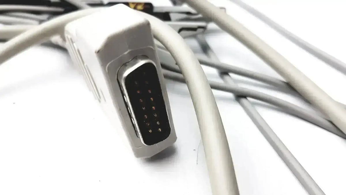 GE Multi-Link Marquette EKG 10 Lead Trunk Cable With Lead ECG Trunk Cable, second-hand product photo 6