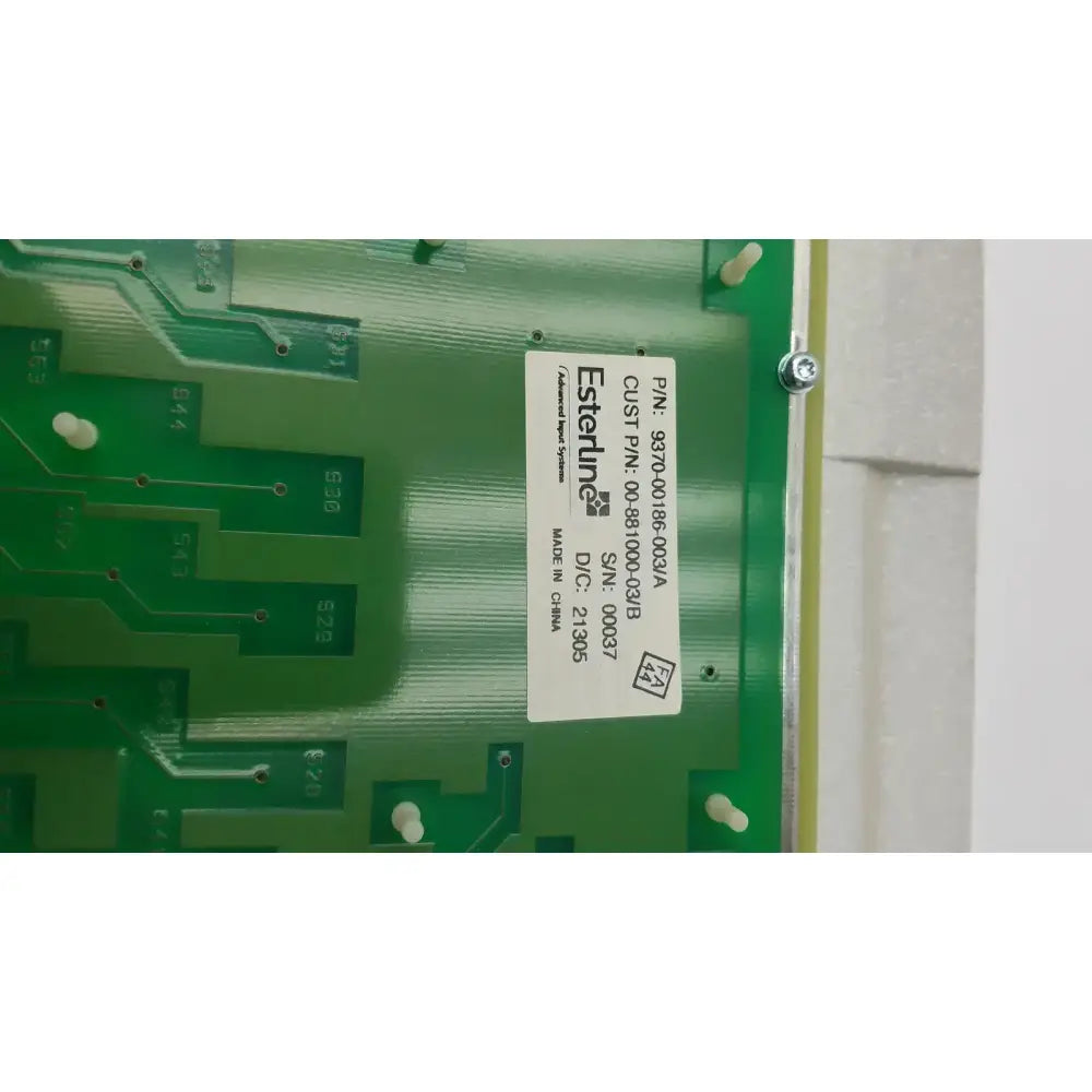 GE OEC 6800 ESP Cart 9370-00186-003 Panel Assy Control 00-879280-03 Rev H Control Panel Assembly, second-hand product photo 16