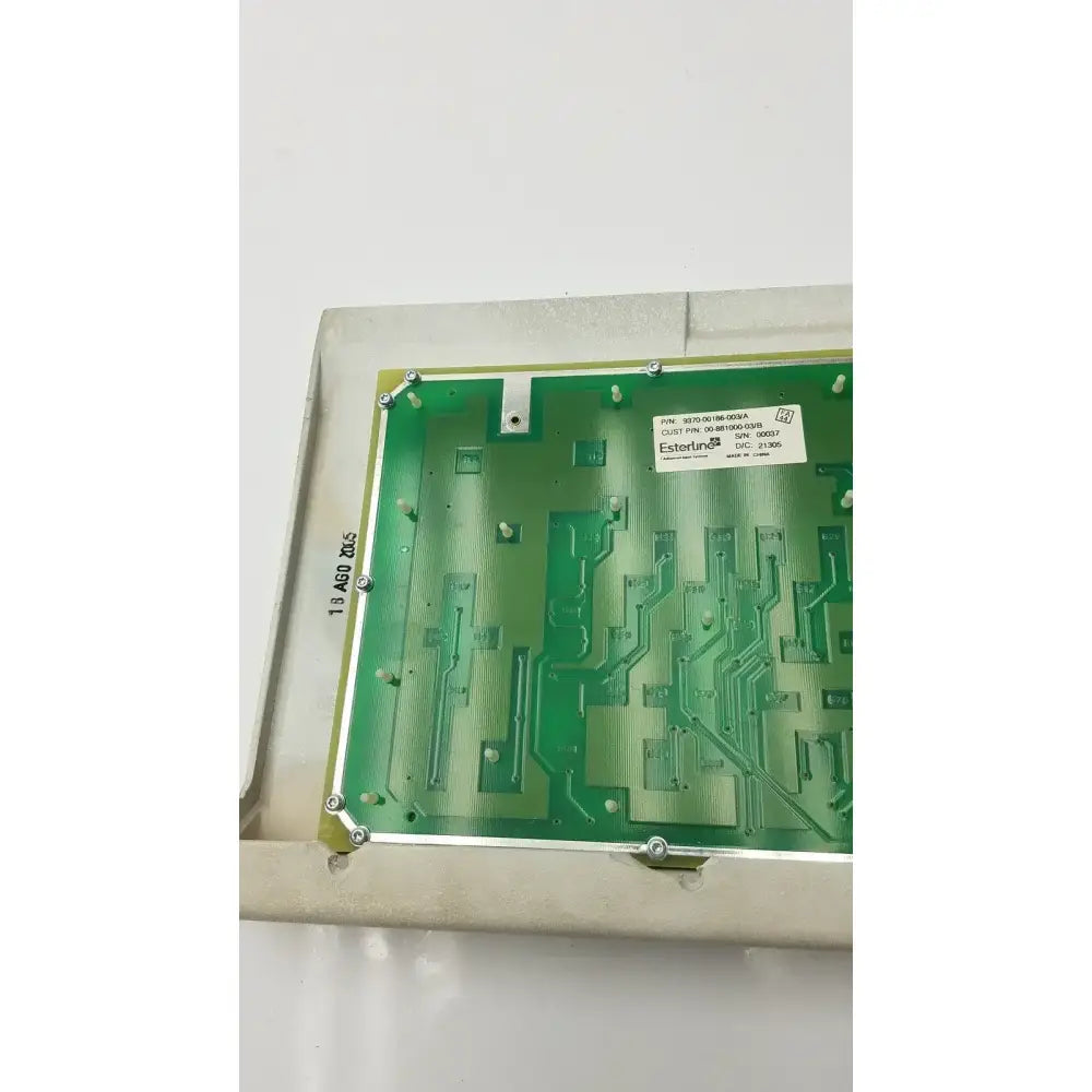GE OEC 6800 ESP Cart 9370-00186-003 Panel Assy Control 00-879280-03 Rev H Control Panel Assembly, second-hand product photo 15