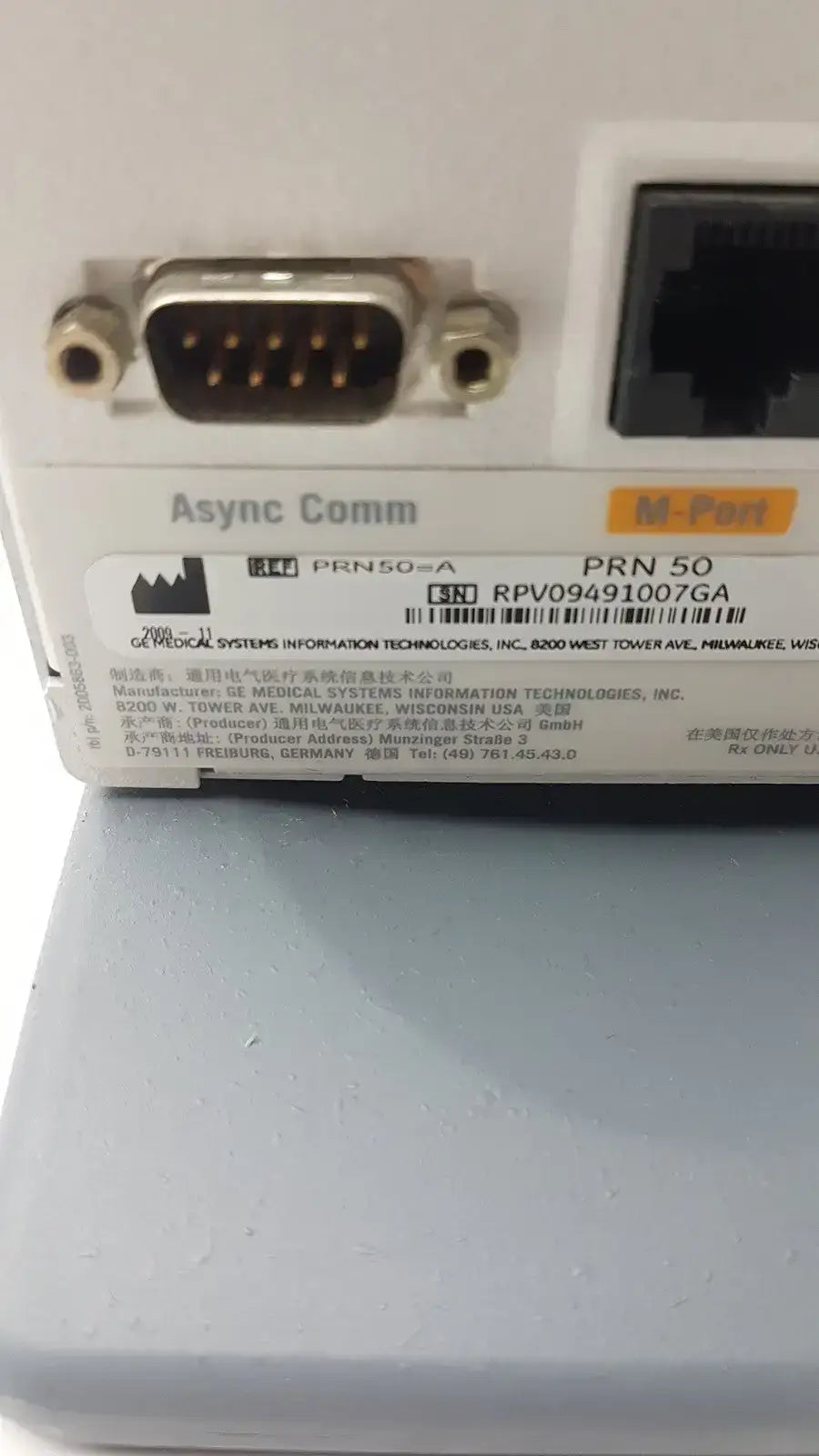 GE Healthcare GE PRN 50-M M-Port Digital Thermal Printer Digital Thermal Printer, second-hand product photo 9