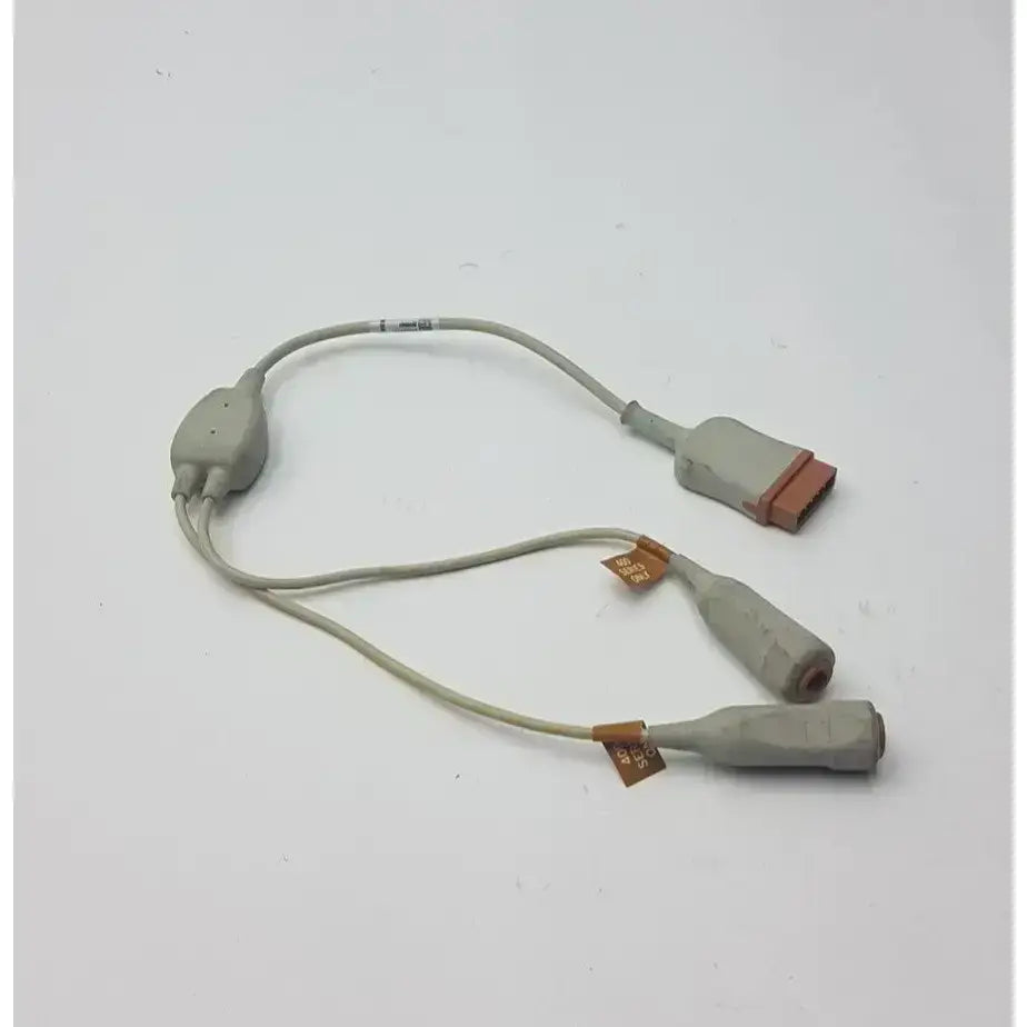 GE Healthcare GE Reusable Temperature Probe ASSY Care DUAL Temp 0.5M REF 2016008-001 Patient Monitoring Accessory, second-hand product photo 1