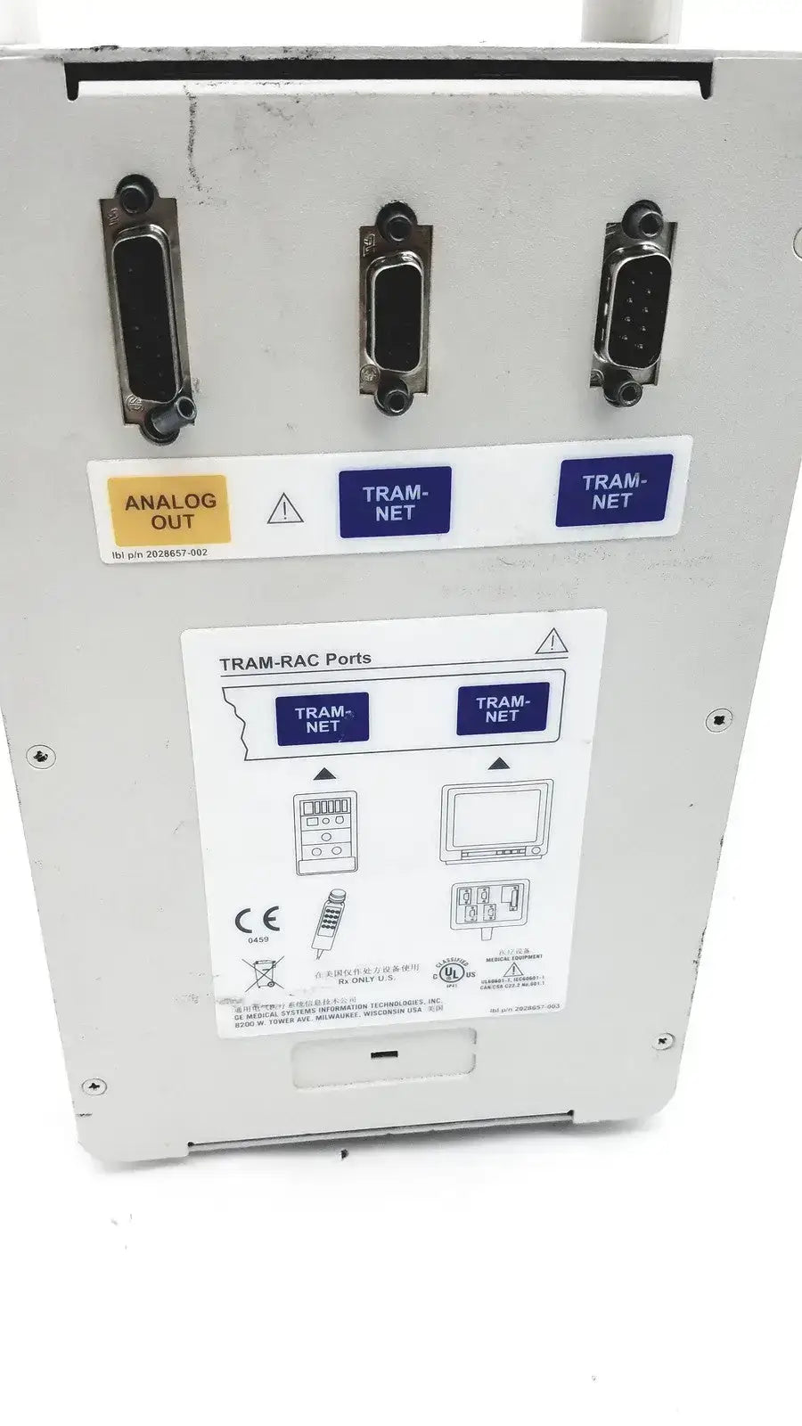 GE Medical GE TRAM-RAC 4A with SPO2 module Patient Monitor Rack, second-hand product photo 4