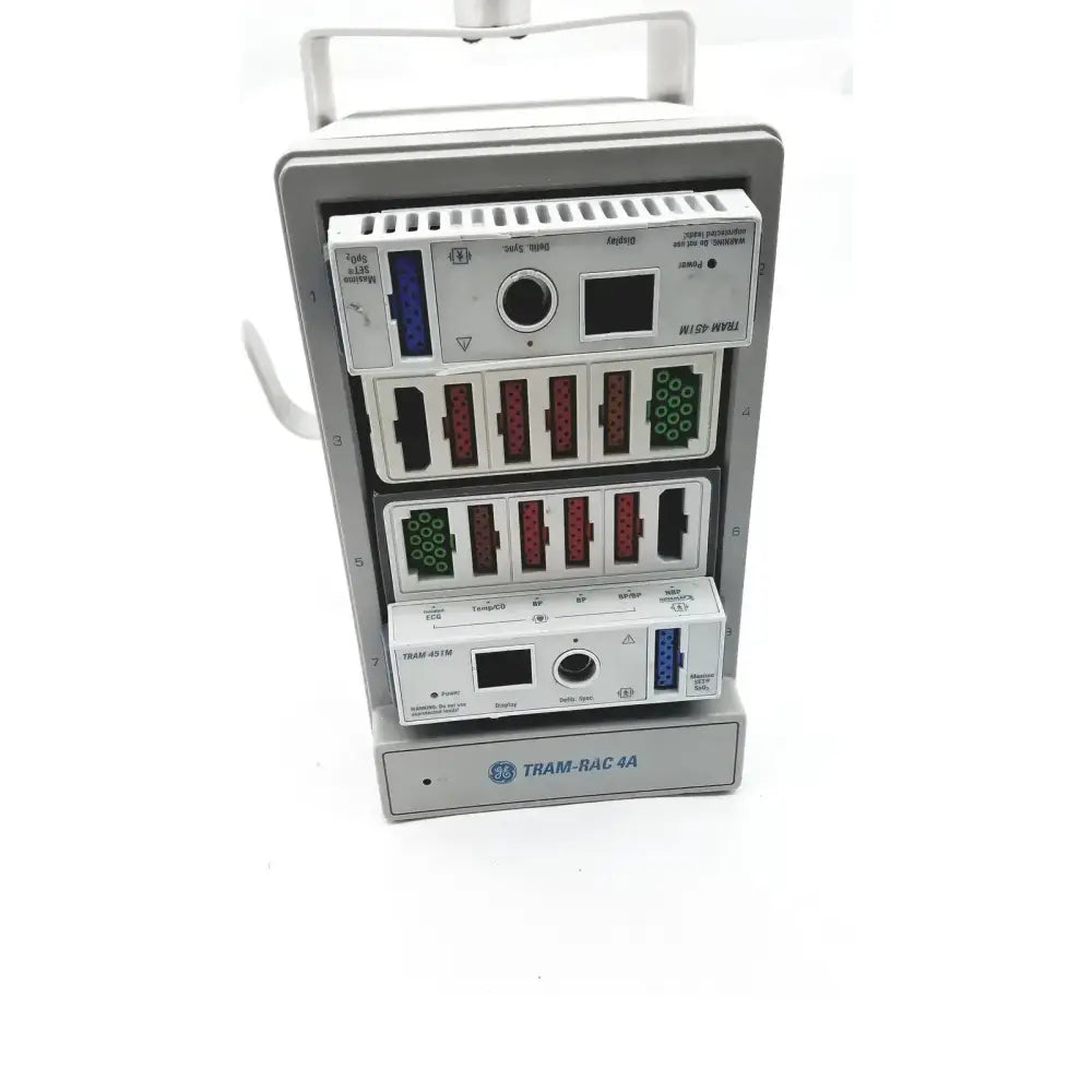 GE Medical GE TRAM-RAC 4A with SPO2 module Patient Monitor Rack, second-hand product photo 6