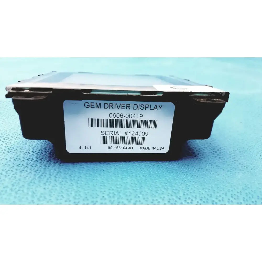 GEM Driver Display 0606-00419 Serial #124929 Driver Display Module, as-is (for parts) product photo 4