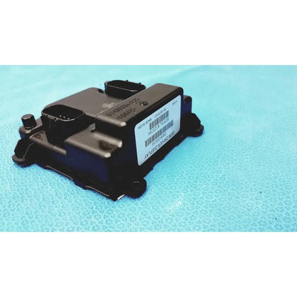 Black plastic gem driver display ecu module with white label barcode and part numbers showing serial number 125794 back side