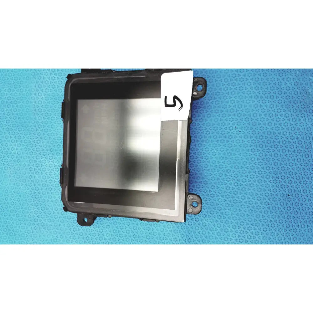 Black plastic gem driver display unit with rectangular screen and mounting brackets model 0606-00419 serial 125794