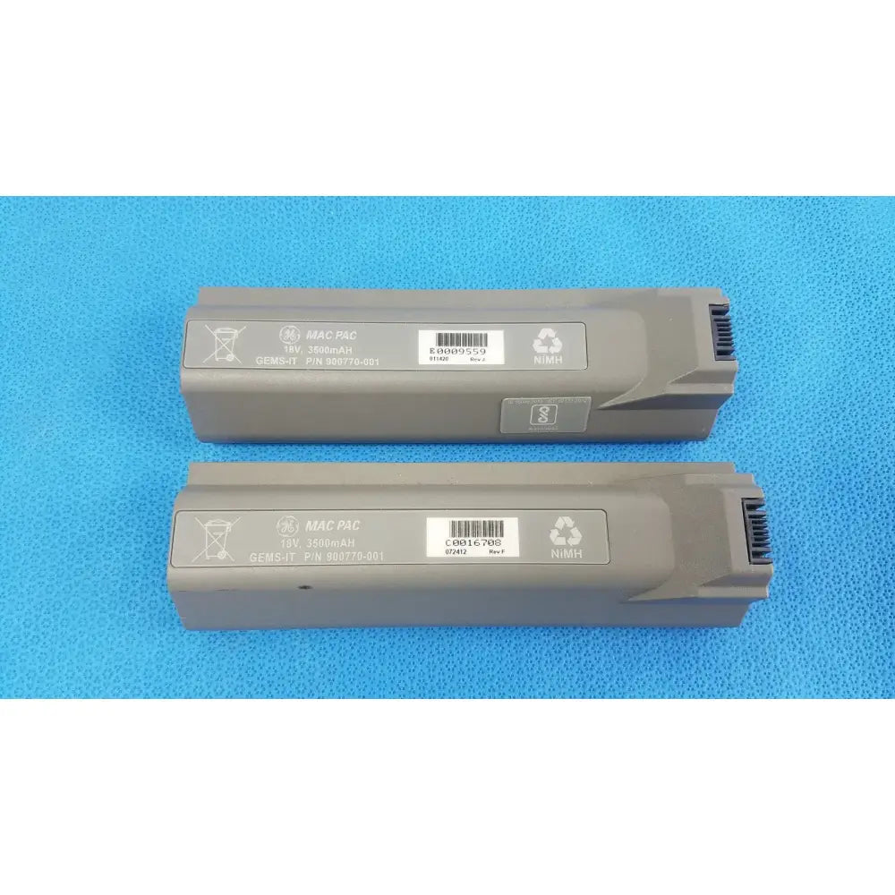 Reuse Medical Gems-It 41074683 Mac Pac 18V 3500mah Rechargeable Battery - Lot Of 2 Other Medical & Lab Equipment, second-hand product photo 1