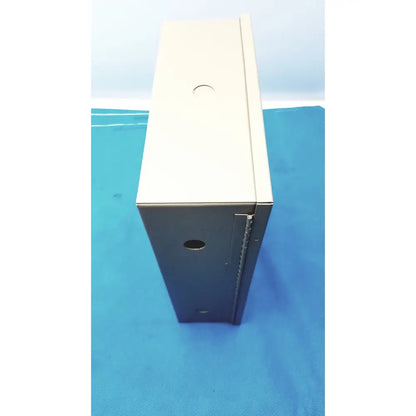 Beige and black general purpose medium steel nema 1 enclosure junction box with hinged door for electrical use