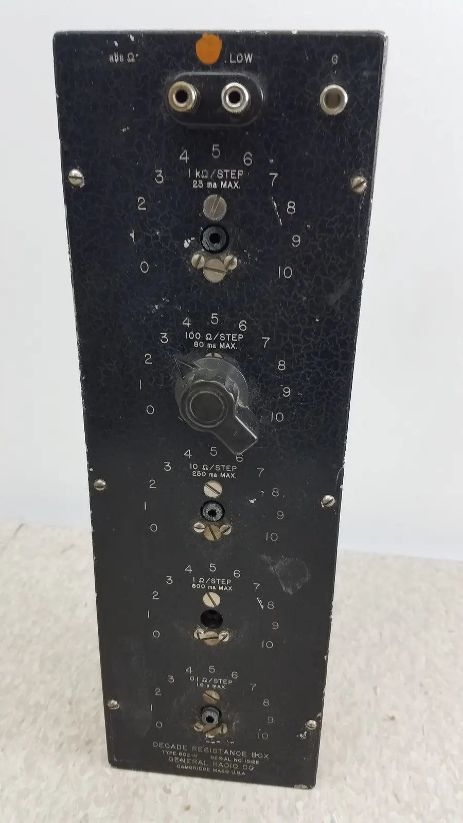 Reuse Medical General Radio 602-N Decade Resistance Box Other Medical & Lab Equipment, second-hand product photo 1