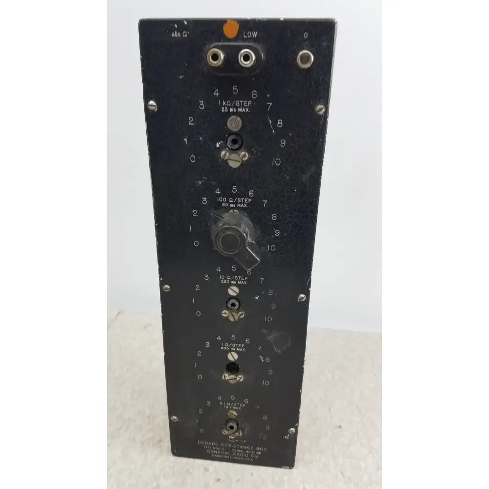Reuse Medical General Radio 602-N Decade Resistance Box Other Medical & Lab Equipment, second-hand product photo 1