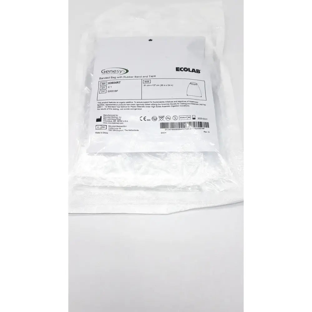 Reuse Medical Genesys 63654RT Banded Bag With Rubber Band and Tape Other Healthcare, Lab & Dental, second-hand product photo 1