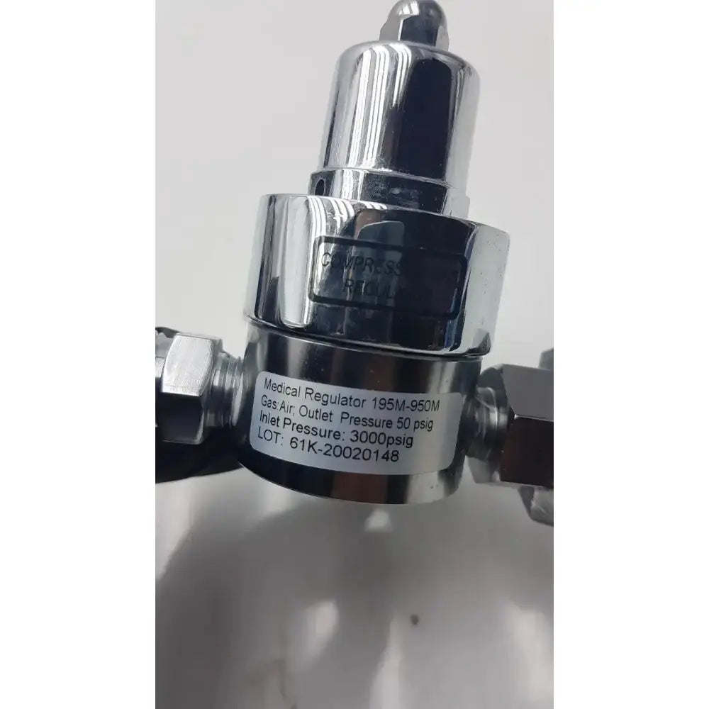 Gentec CGA950 195M-950M Compressed Air Regulator 60 PSI Outlet Medical Gas Regulator, second-hand product photo 7