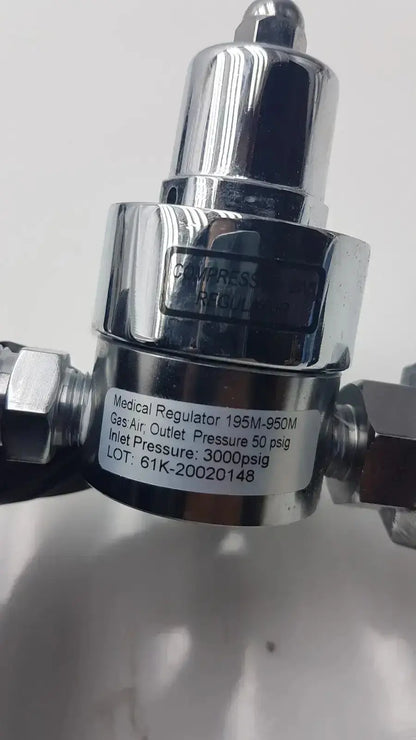 Gentec CGA950 195M-950M Compressed Air Regulator 60 PSI Outlet Medical Gas Regulator, second-hand product photo 7