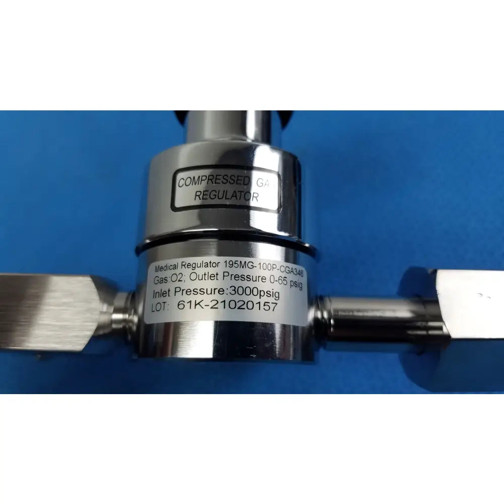 Gentec Medical Air Compressed Gas Regulator 3000Psig Compressed Gas Regulator, as-is (for parts) product photo 16