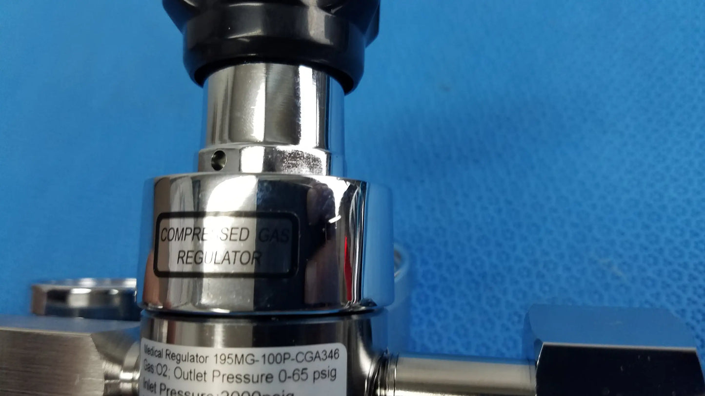 Gentec Medical Air Compressed Gas Regulator 3000Psig Compressed Gas Regulator, as-is (for parts) product photo 17