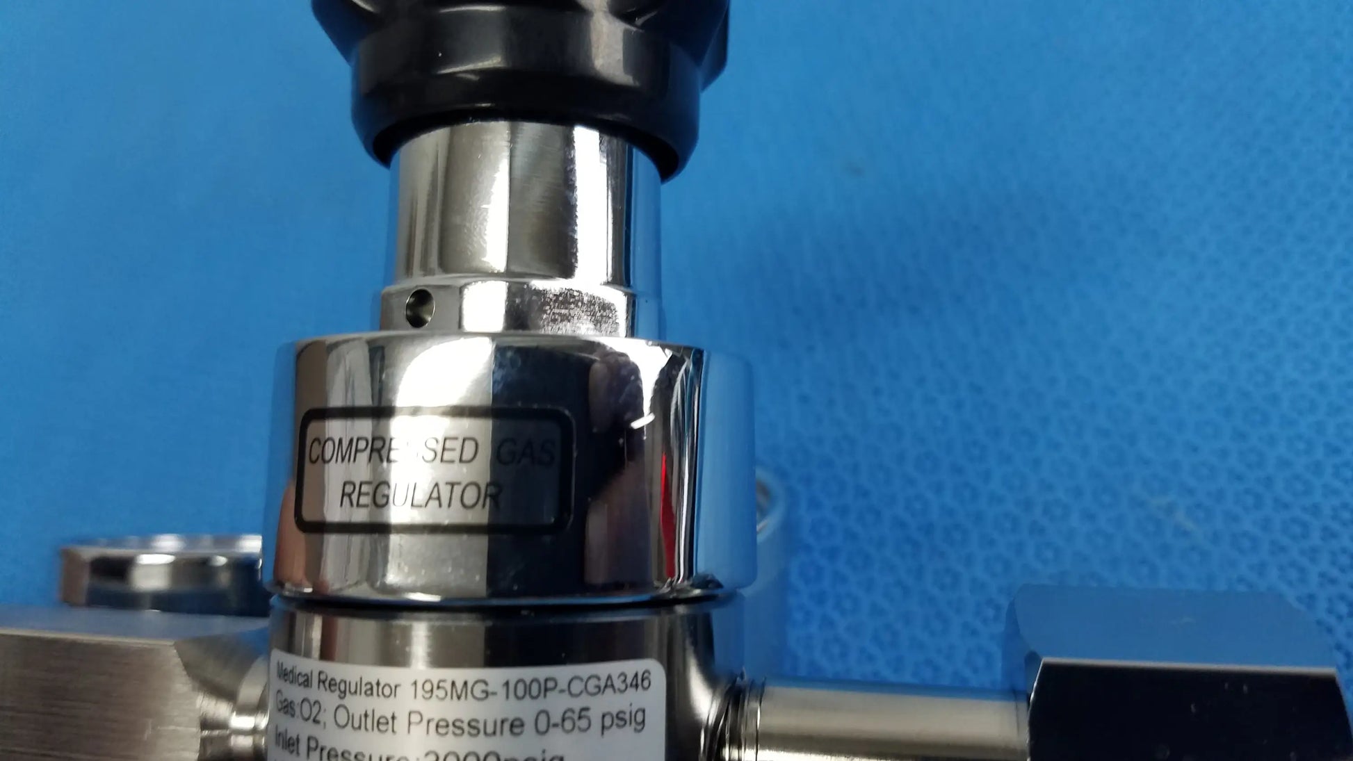 Gentec Medical Air Compressed Gas Regulator 3000Psig Compressed Gas Regulator, as-is (for parts) product photo 17