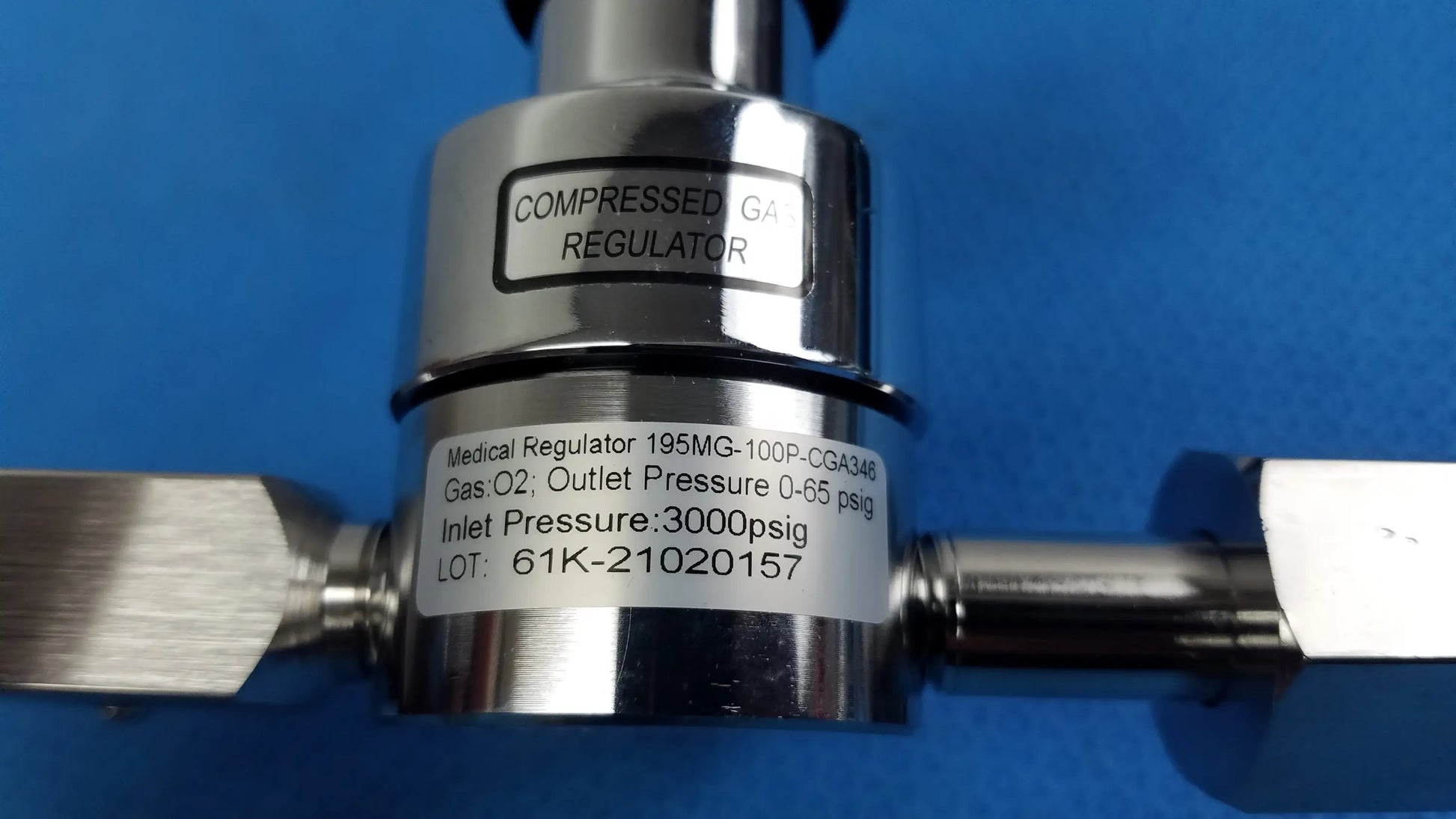 Gentec Medical Air Compressed Gas Regulator 3000Psig Compressed Gas Regulator, as-is (for parts) product photo 16