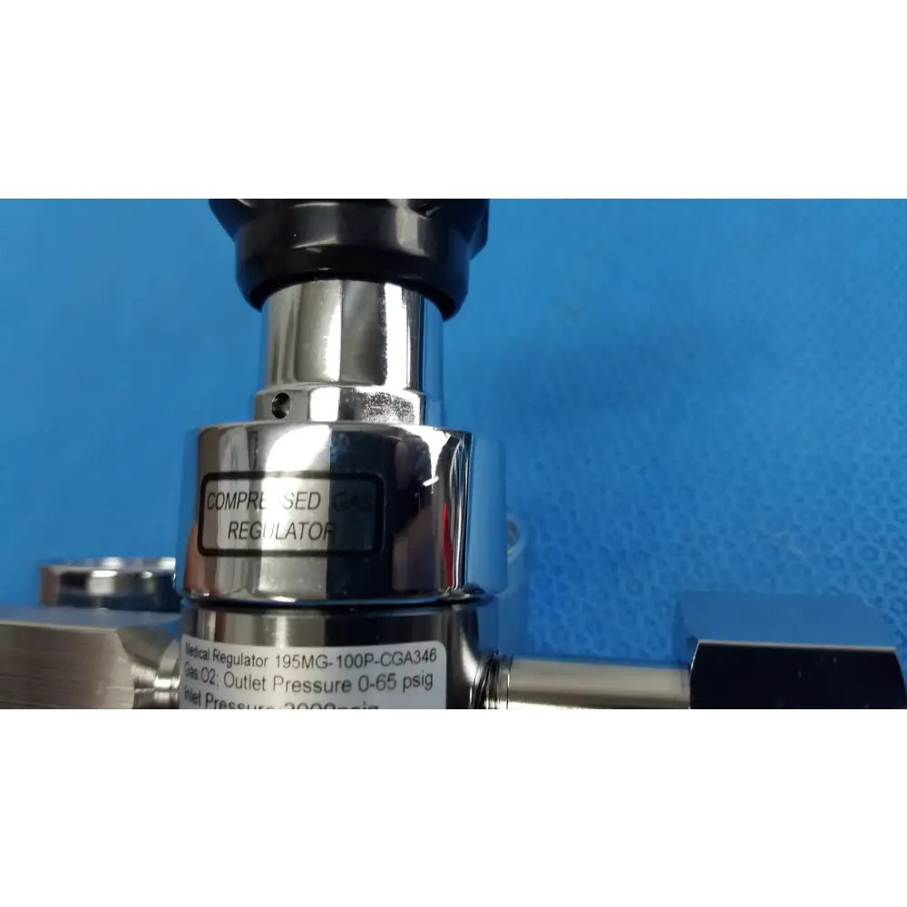 Gentec Medical Air Compressed Gas Regulator 3000Psig Compressed Gas Regulator, as-is (for parts) product photo 17