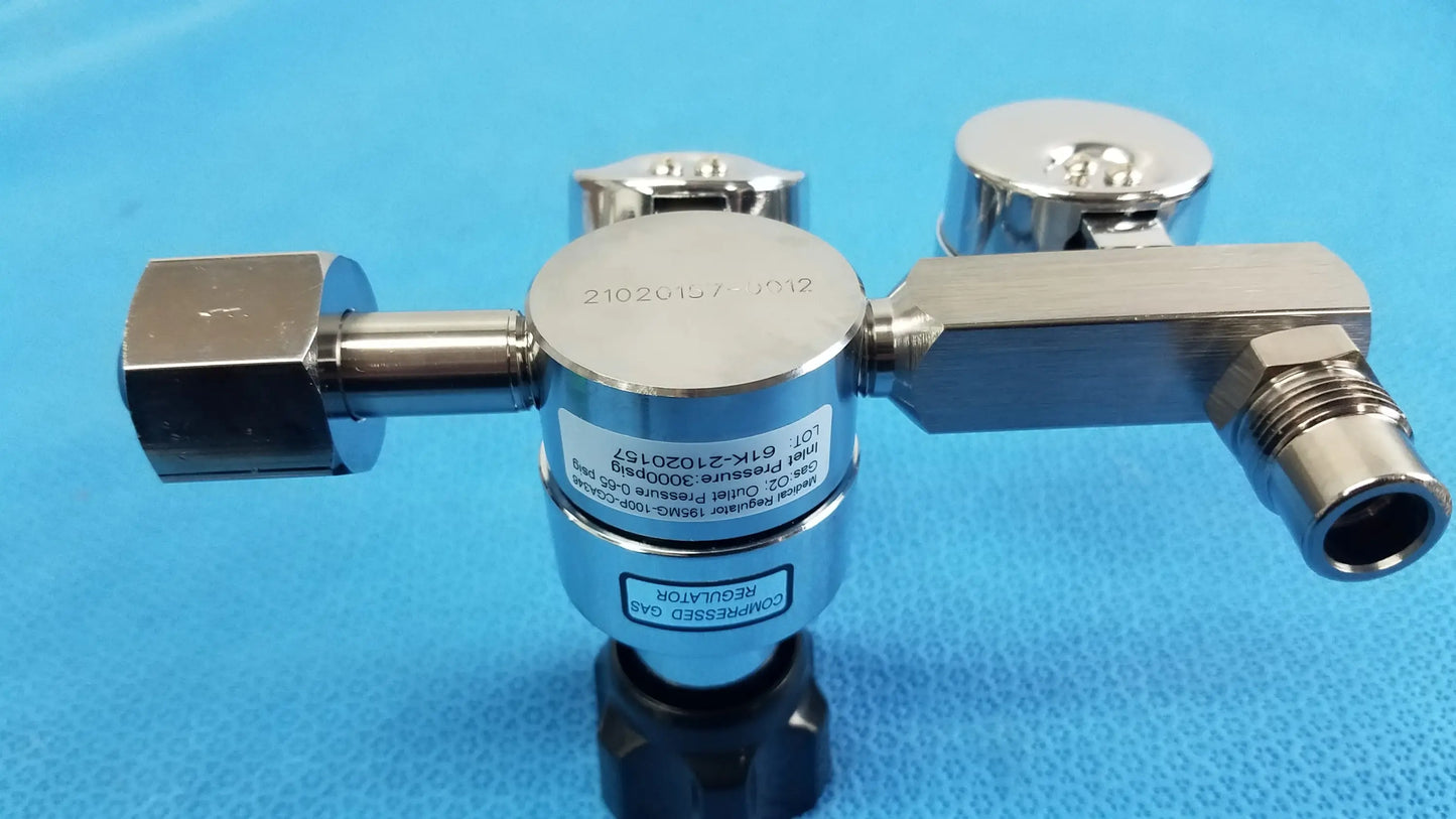 Gentec Medical Air Compressed Gas Regulator 3000Psig Compressed Gas Regulator, as-is (for parts) product photo 10