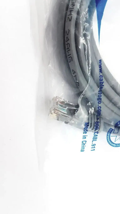 Cabletogo Genuine Cables ToGo Network Cables 14' CAT5E Molded Grey RJ-45 M CTG #15205 Network Cable, second-hand product photo 6