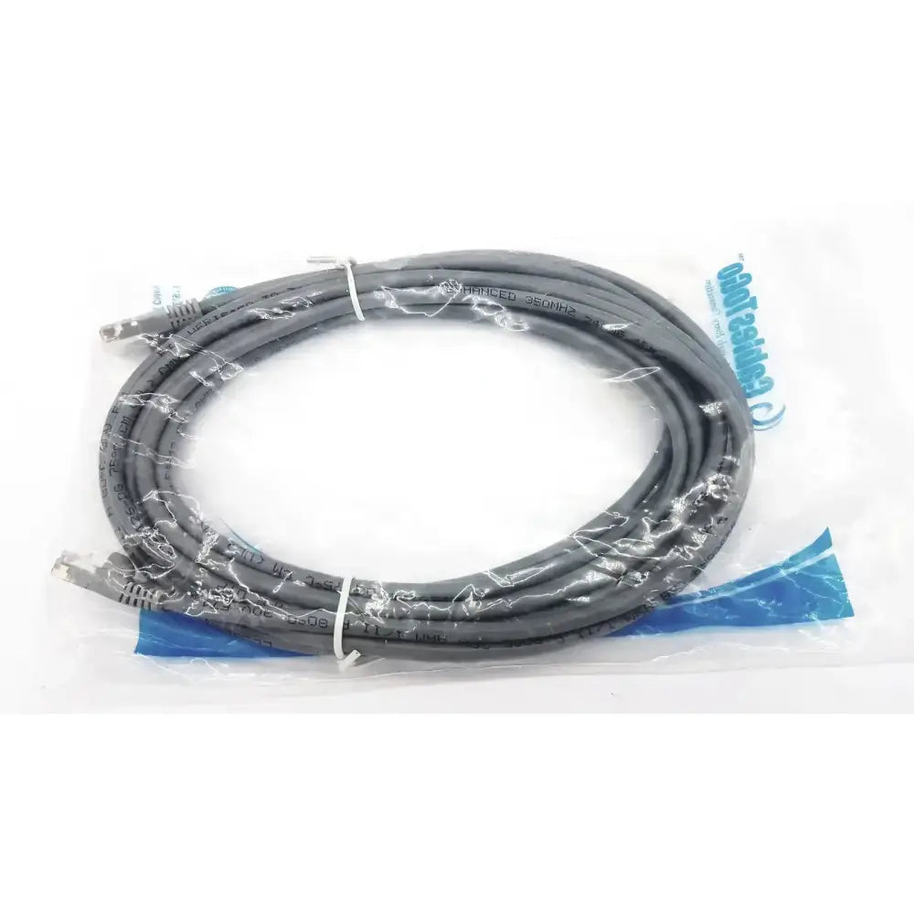 Cabletogo Genuine Cables ToGo Network Cables 14' CAT5E Molded Grey RJ-45 M CTG #15205 Network Cable, second-hand product photo 11