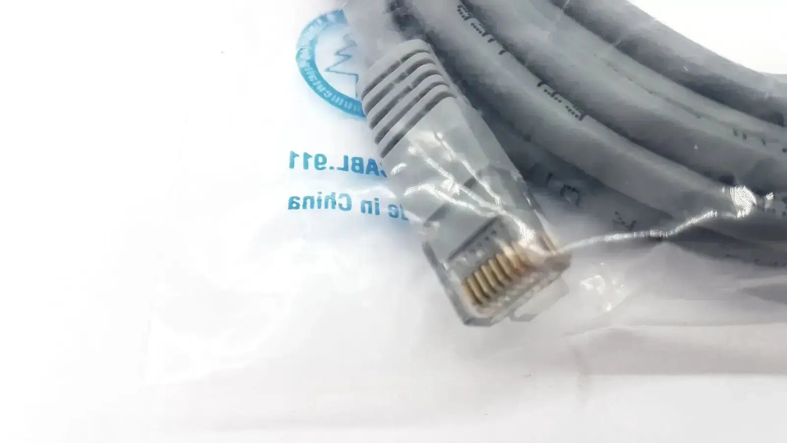 Cabletogo Genuine Cables ToGo Network Cables 14' CAT5E Molded Grey RJ-45 M CTG #15205 Network Cable, second-hand product photo 13