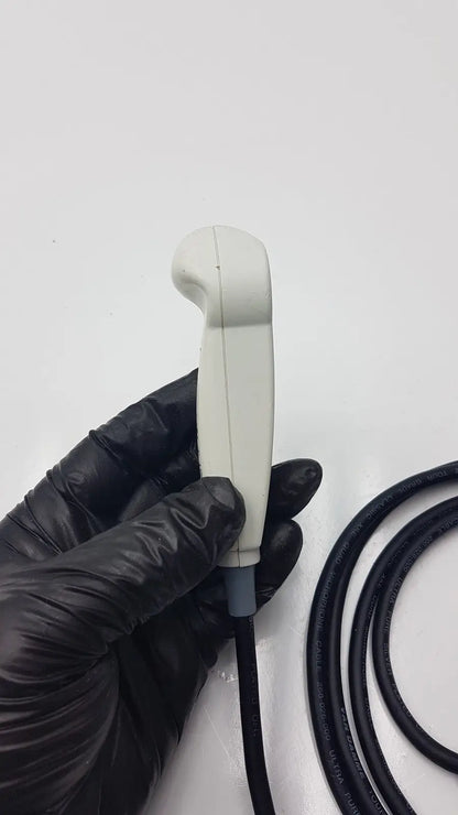 Genuine carefusion handset white plastic ultrasound transducer with gray connector and black cable for pca 8120 replacement