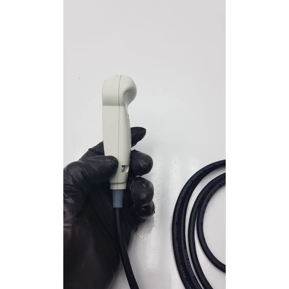 White plastic genuine carefusion handset ultrasound transducer handle with black cable for pca 8120 replacement