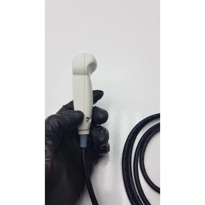 White plastic genuine carefusion handset ultrasound transducer handle with black cable for pca 8120 replacement