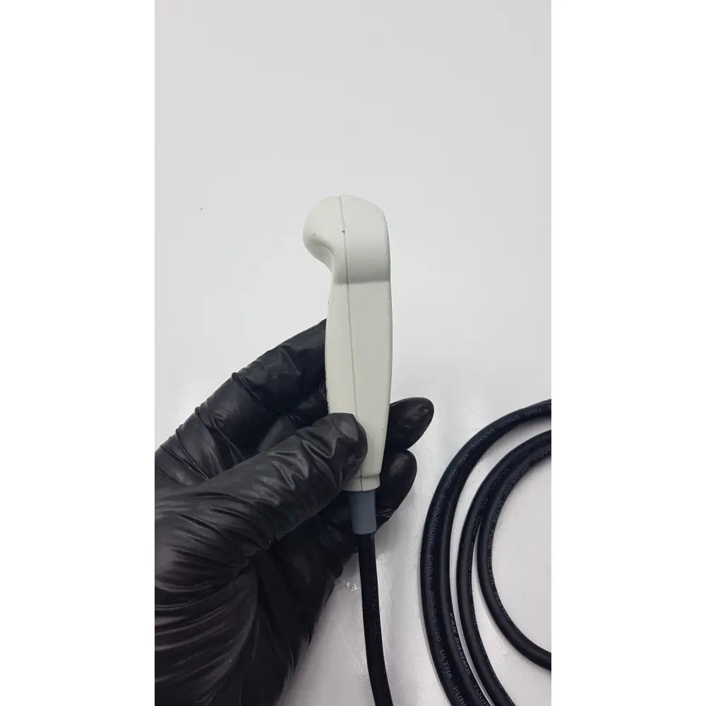 Genuine carefusion handset white plastic ultrasound transducer with gray connector and black cable for pca 8120 replacement