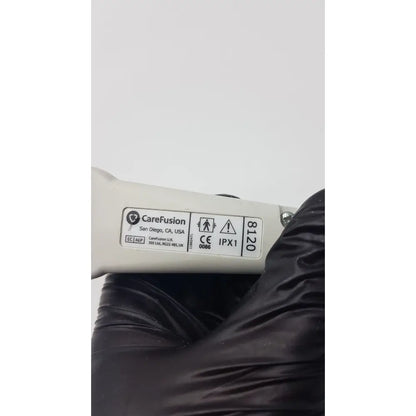 Genuine carefusion white plastic handset with regulatory markings for pca 8120 replacement use