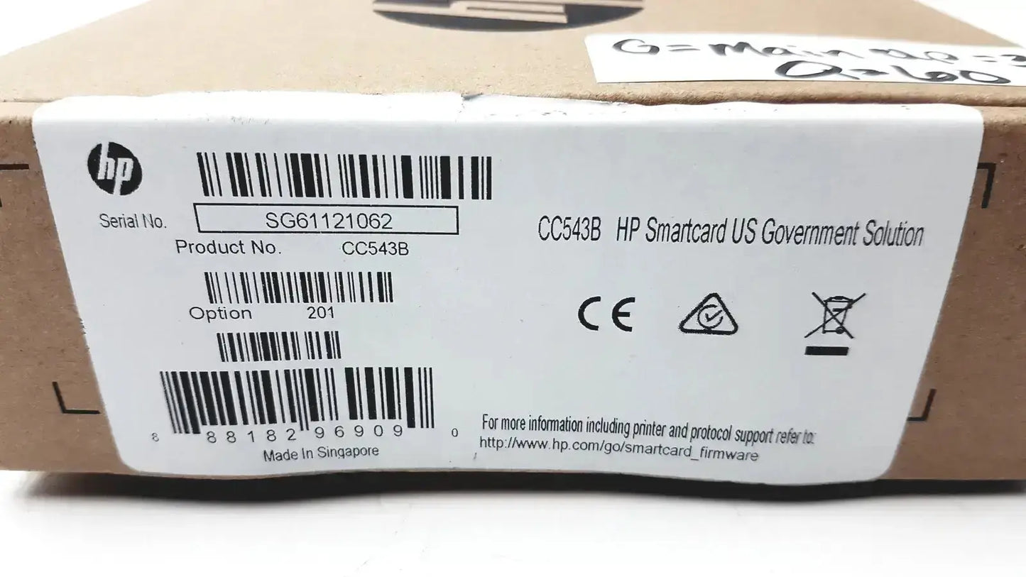 HP Genuine HP US Government CC543B #201 SmartCard NIPRNet Solution Security Accessory, new product photo 2