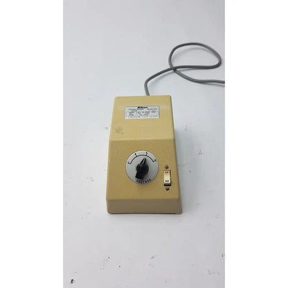 Beige genuine nikon transformer xn made in japan with voltage dial and toggle switch for reliable power conversion