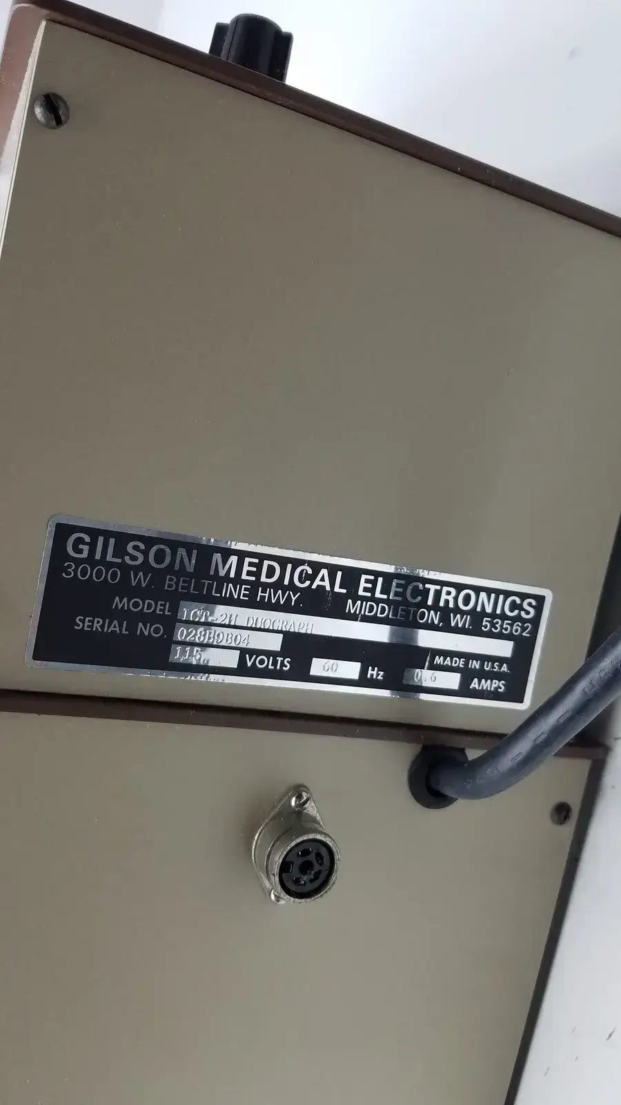 Gilson Medical Electronic ICT-2H Duograph Medical Recorder, second-hand product photo 7