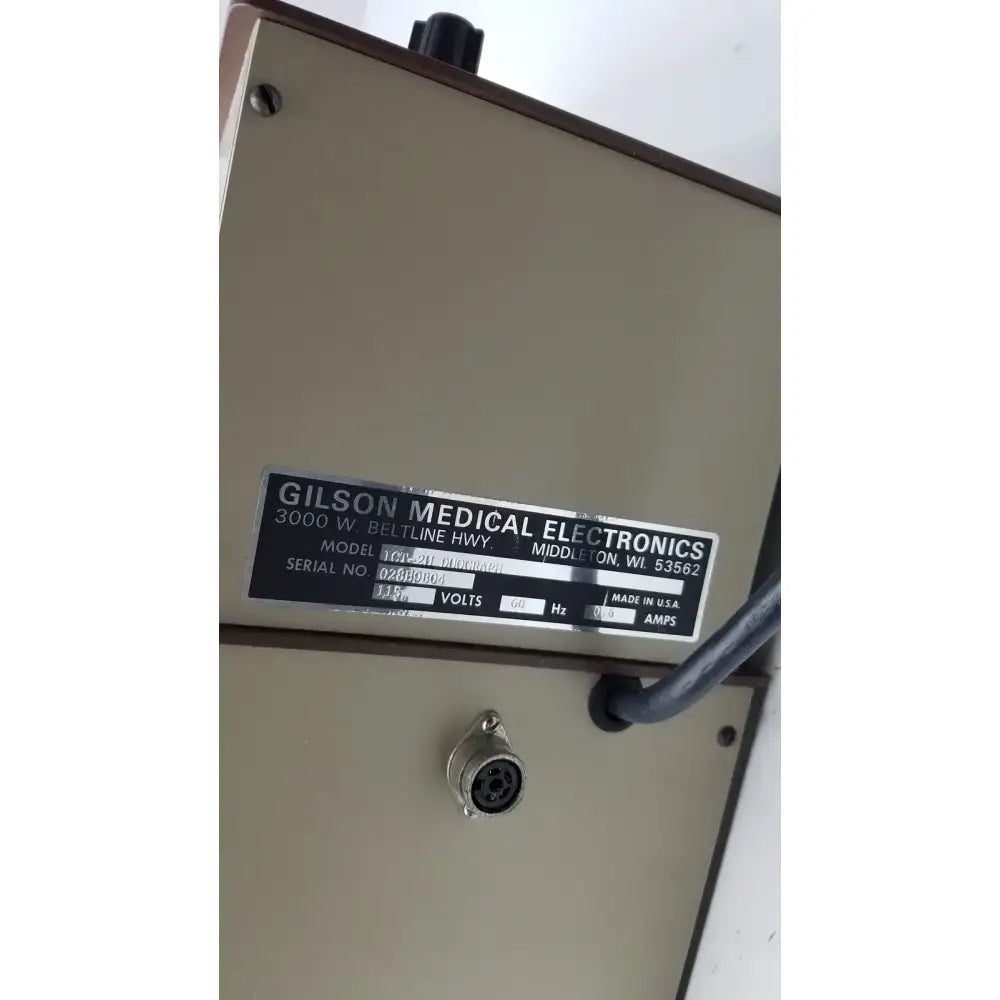 Gilson Medical Electronic ICT-2H Duograph Medical Recorder, second-hand product photo 7
