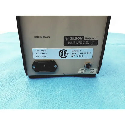 Gilson Minipuls 2 Peristaltic Pump Peristaltic Pump, second-hand product photo 15