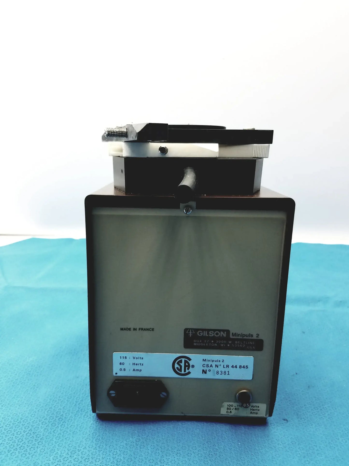 Gilson Minipuls 2 Peristaltic Pump Peristaltic Pump, second-hand product photo 12