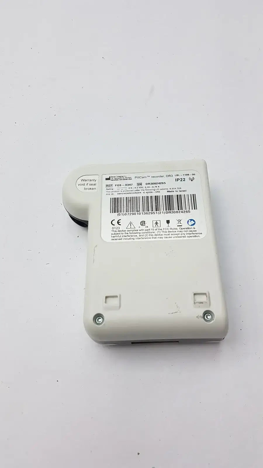 Given Imaging FGS-0347 Pillcam Data Recorder DR3 Capsule Endoscopy Data Recorder, second-hand product photo 6