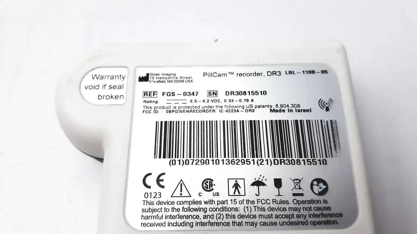 Given Imaging PillCam Recorder DR3 FGS-0347 Capsule Endoscopy Recorder, second-hand product photo 7