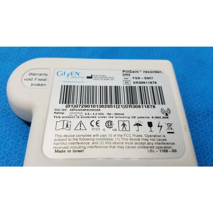 Given Imaging PillCam Recorder DR3 Ref FGS-0347 Capsule Endoscopy Recorder, as-is (for parts) product photo 13