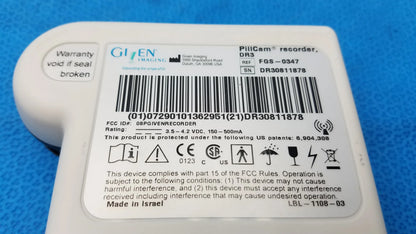 Given Imaging PillCam Recorder DR3 Ref FGS-0347 Capsule Endoscopy Recorder, as-is (for parts) product photo 13