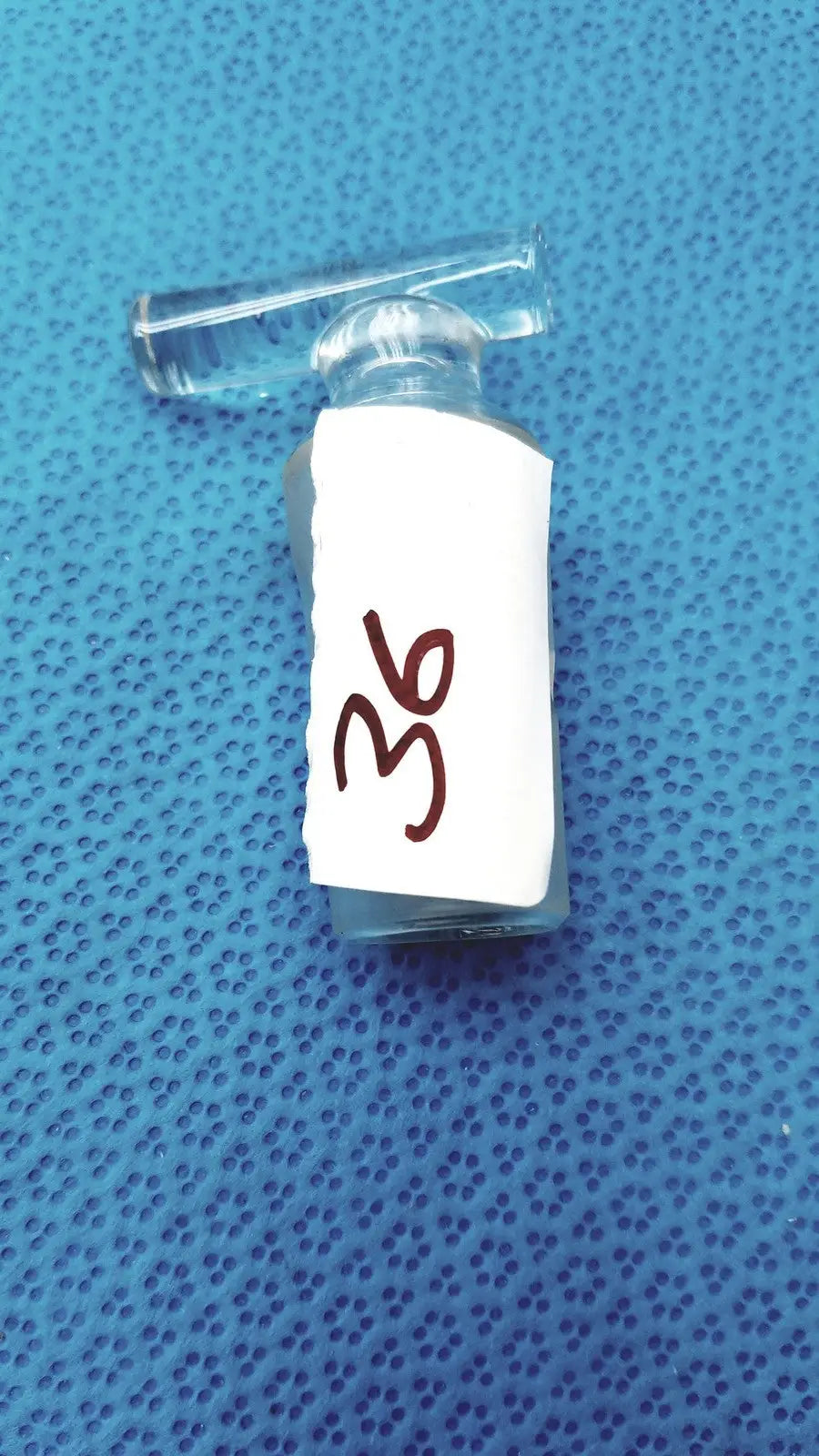 Reuse Medical Glass 33/80 Hollow Stopcock w/ 10mm Bore – Borosilicate Laboratory Valve Lab Flasks, second-hand product photo 1