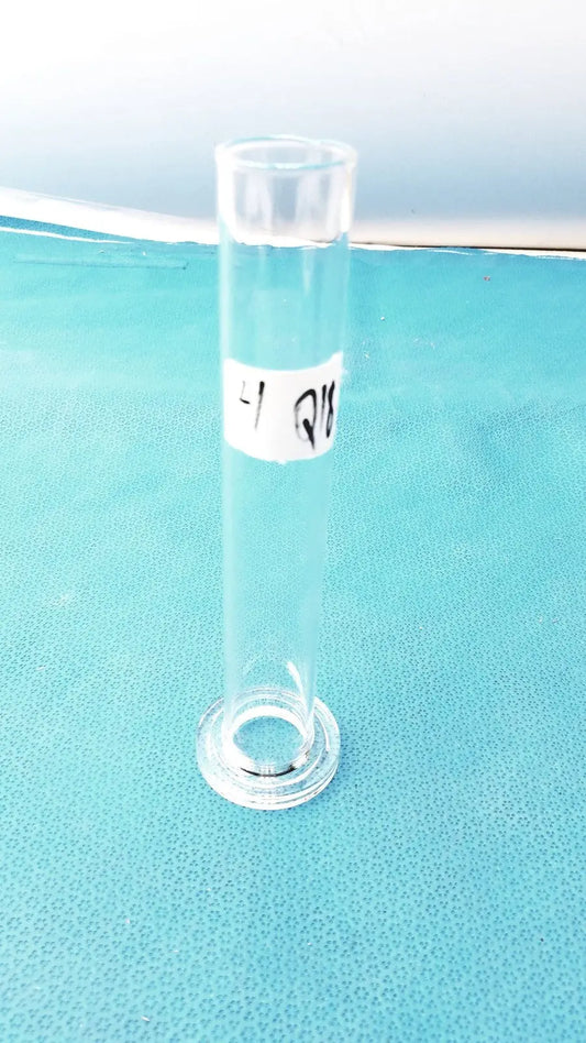 Reuse Medical Glass 8'' Soil Test Cylinder – Borosilicate Graduated Sedimentation Jar Lab Flasks, second-hand product photo 1